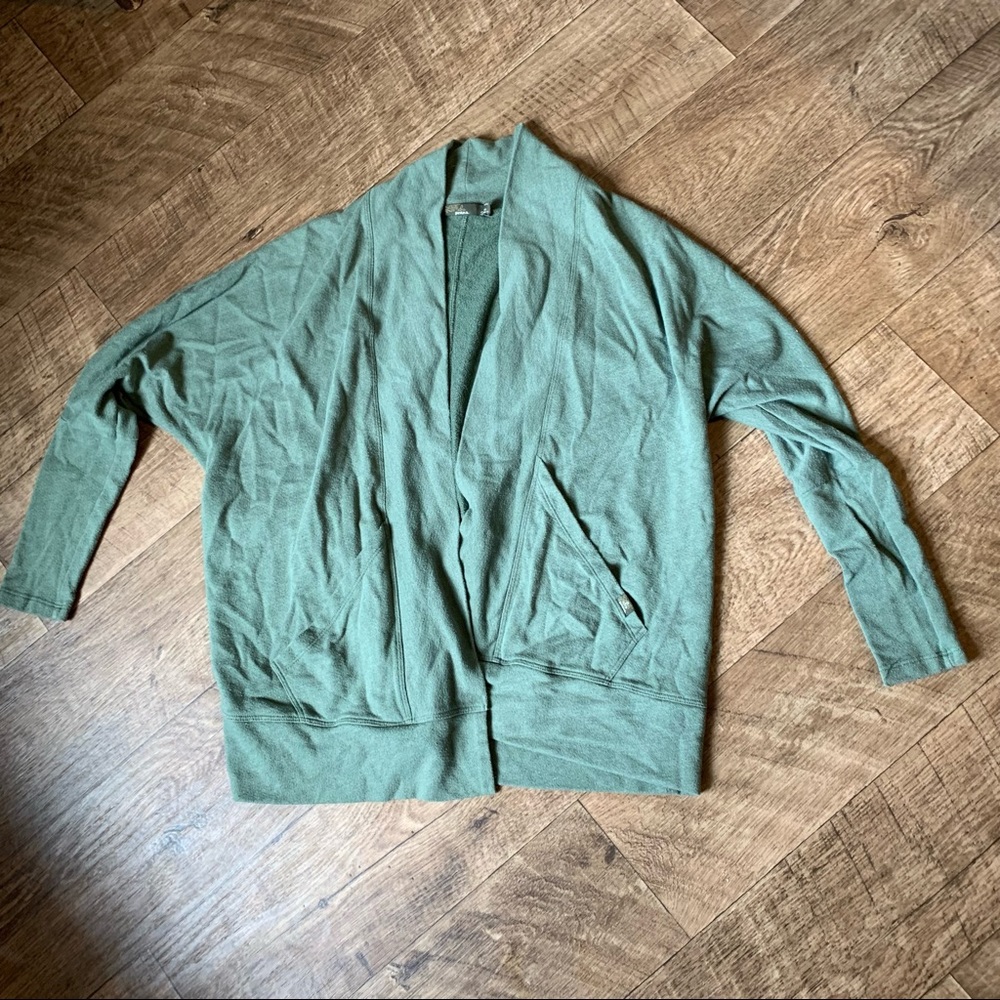 Prana earthy green cardigan